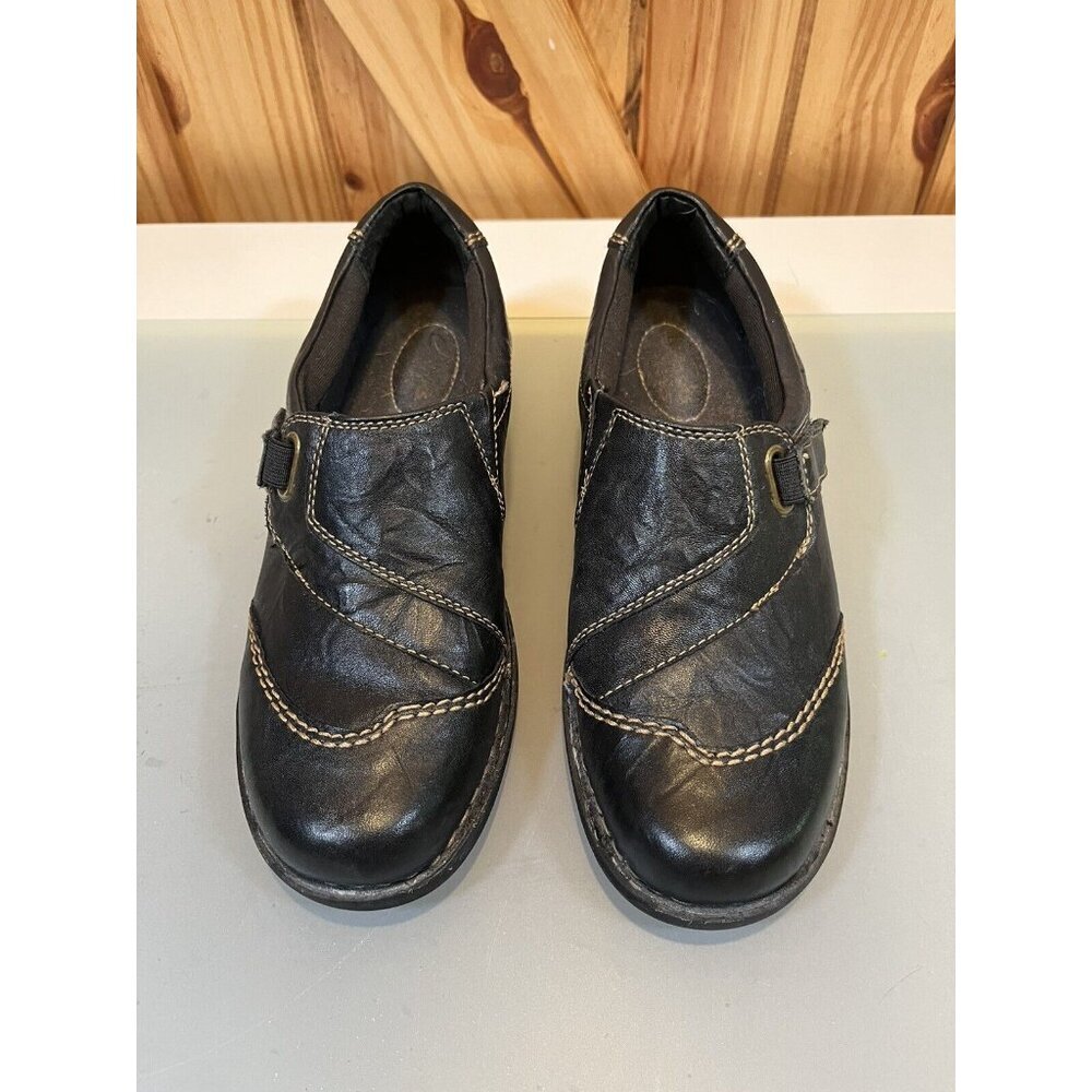 Clarks Bendables Black Slip On Shoes Women’s Size 8.5